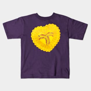 Golden sacred heart Kids T-Shirt